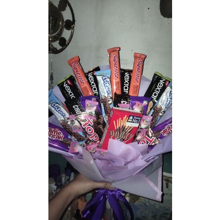 

paket coklat dan wafer