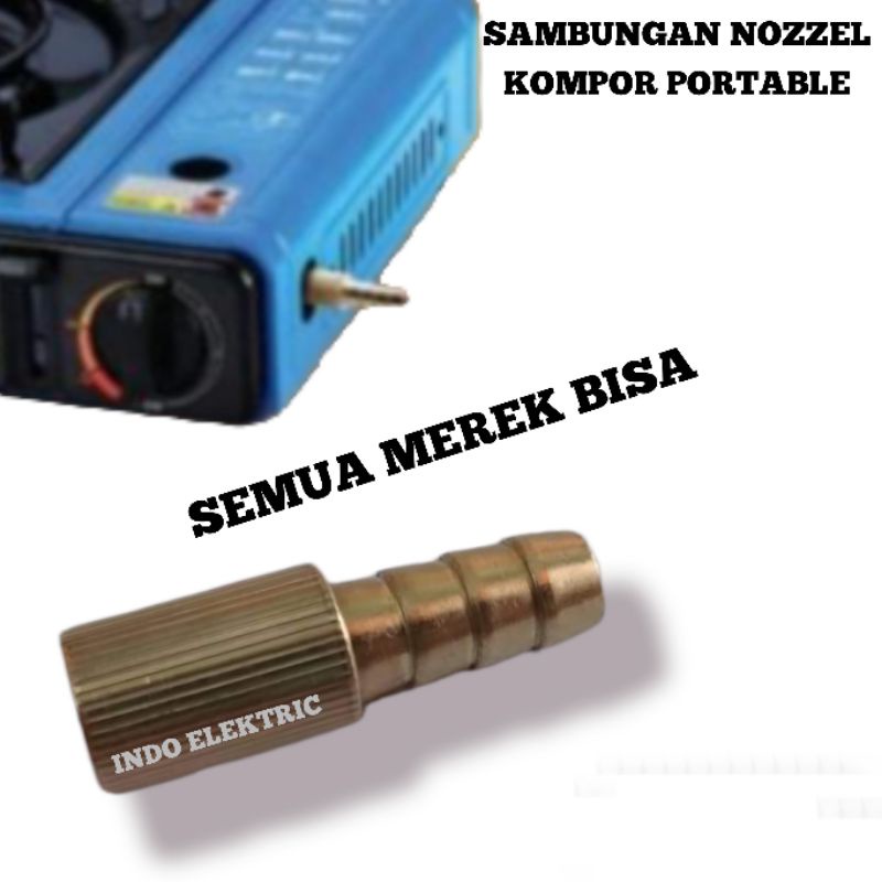 SAMBUNGAN NOZZEL UNTUK KOMPOR GAS PORTABLE GAS