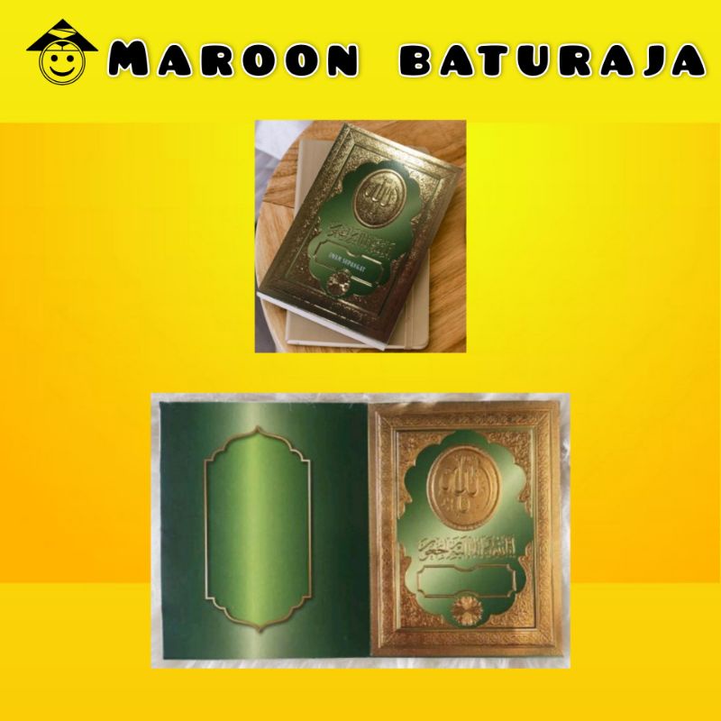 Buku Yasin Cover Softcover Emboss