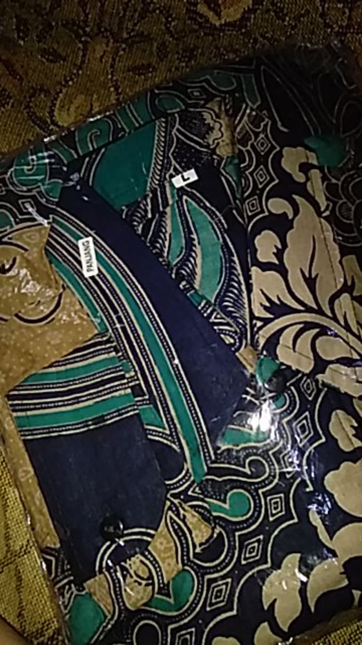 New Arrival Distro Batik Pria Bordir Sogan Hrb026 Batikaf Notoarto Batik Ipnu-ippnu Hem Pria  Bw 035