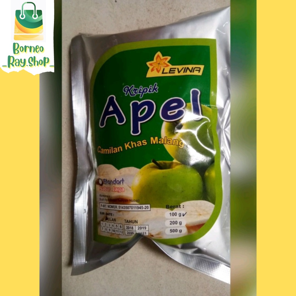 

Keripik Apel ASLI MALANG STANDART 100g / Keripik Buah Asli MALANG kualitas standart / Keripik Buah Enak