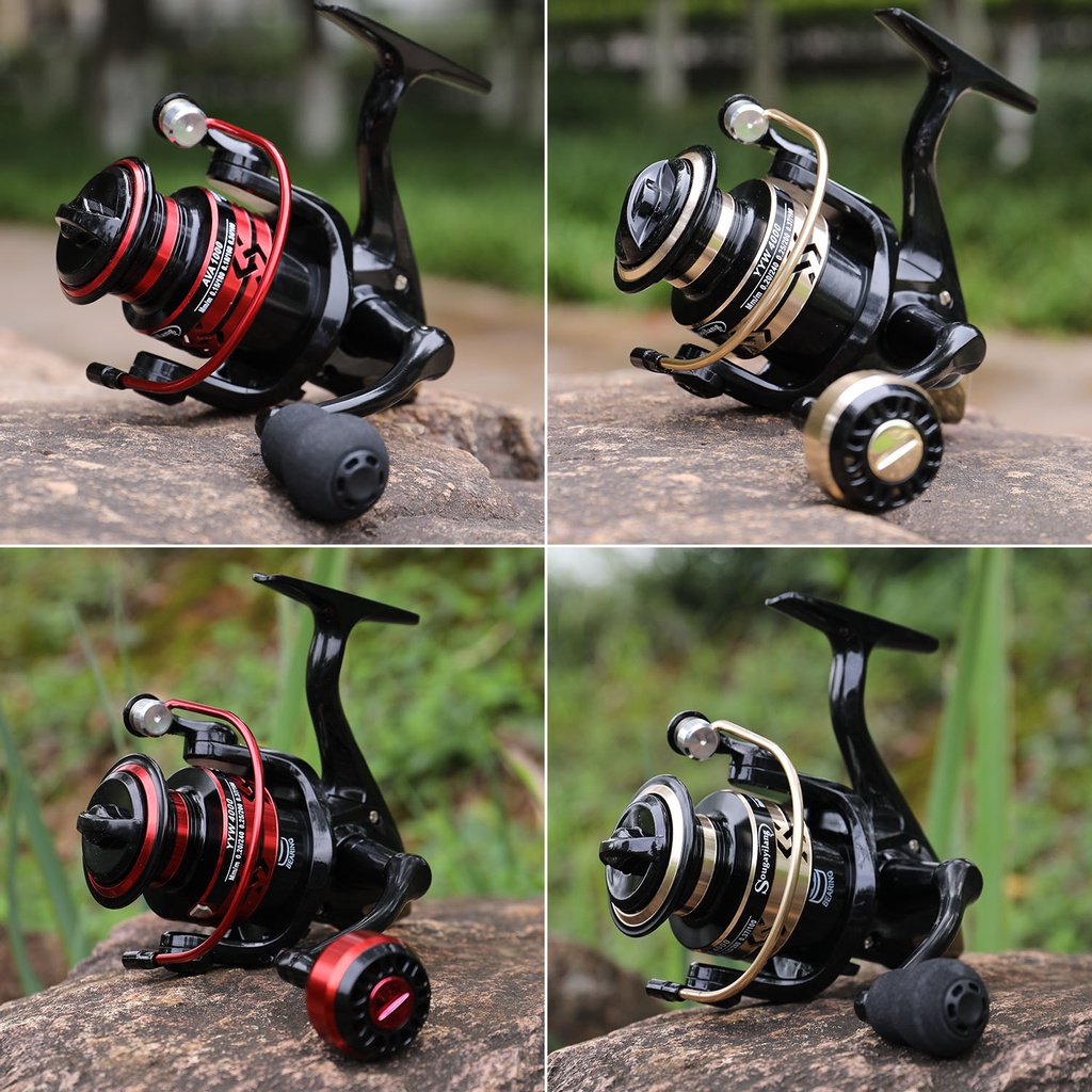 Reel Pancing Spinning Fishing Reel Max Drag Full Metal Spool Gulungan Pancing 5.2: 1 Rasio Roda Gigi Kanan/Kiri Pegangan Inter-changeable Air Asin Gulungan Pancing Air Tawar Gear Tackle Outdoor Gulungan Pancing