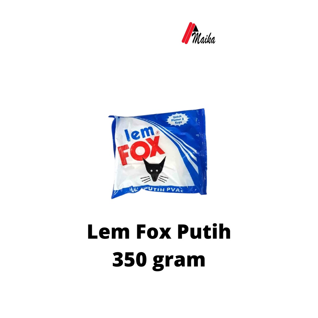 

Lem Fox Putih/350 gram/Kemasan Plastik