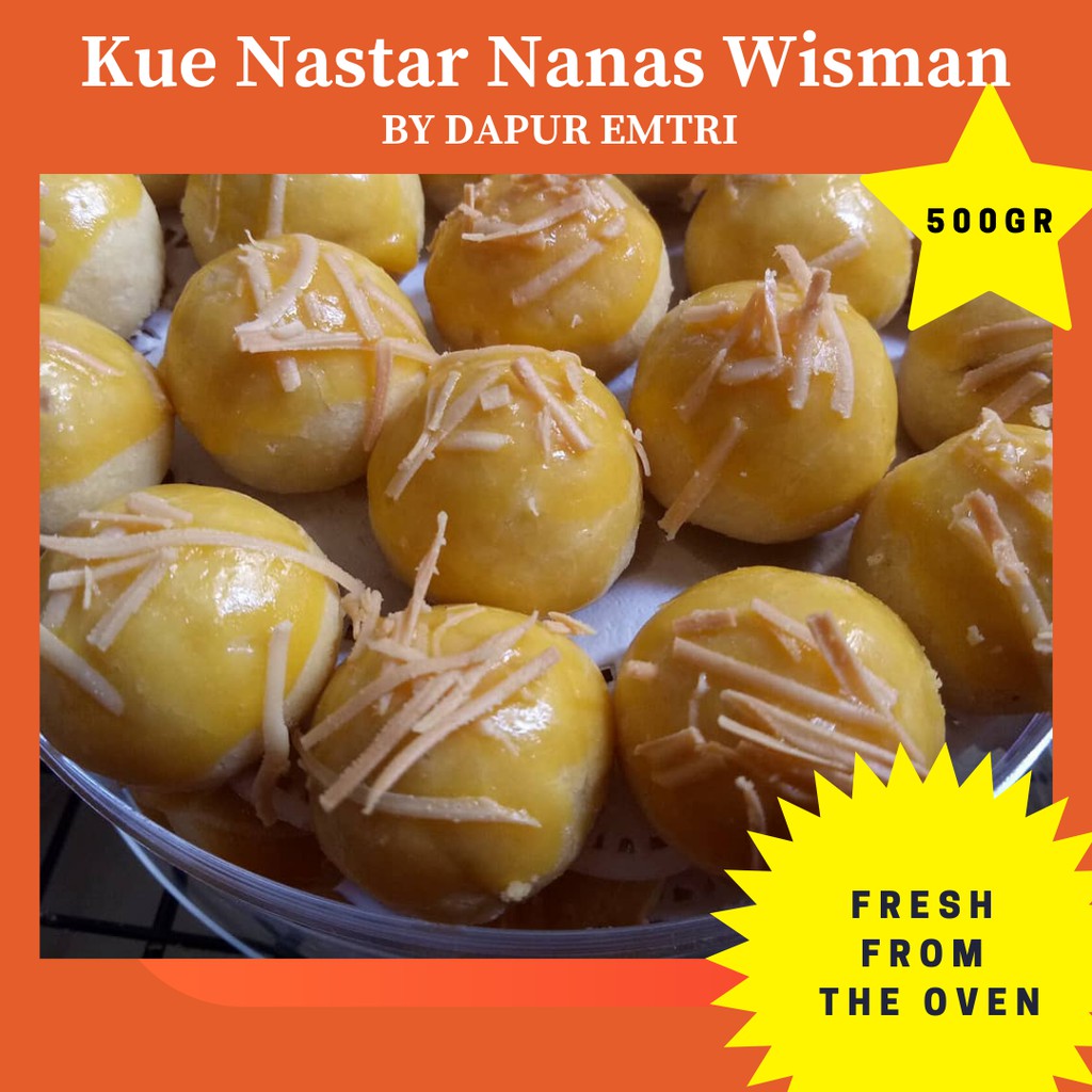 

Kue Nastar Nanas Wisman Spesial (500gr) by Dapur Emtri