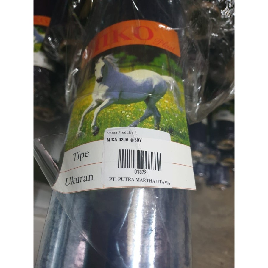 Plastik Mika 1 Roll Tebal 0.25A Plastik Bening Tebal Lemas 50M