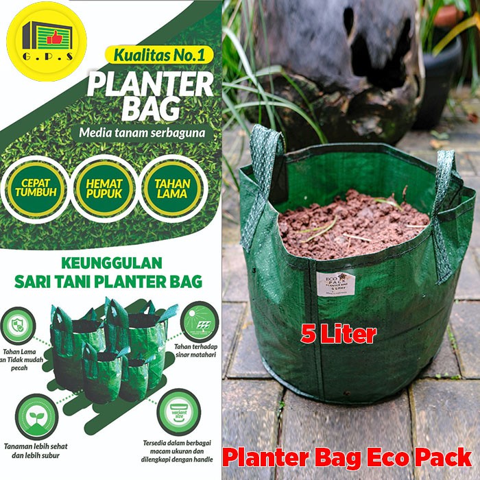 PLANTER BAG 5 Liter ECO PACK No Handle