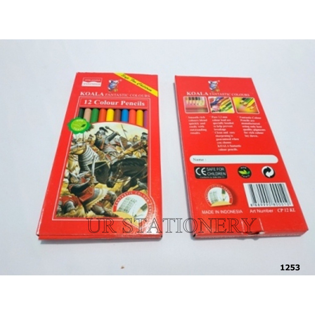 

Pensil Warna / Pensil 12 Warna Panjang Koala