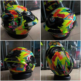  KYT  Falcon  Decal rossi winter test 2021 Shopee Indonesia