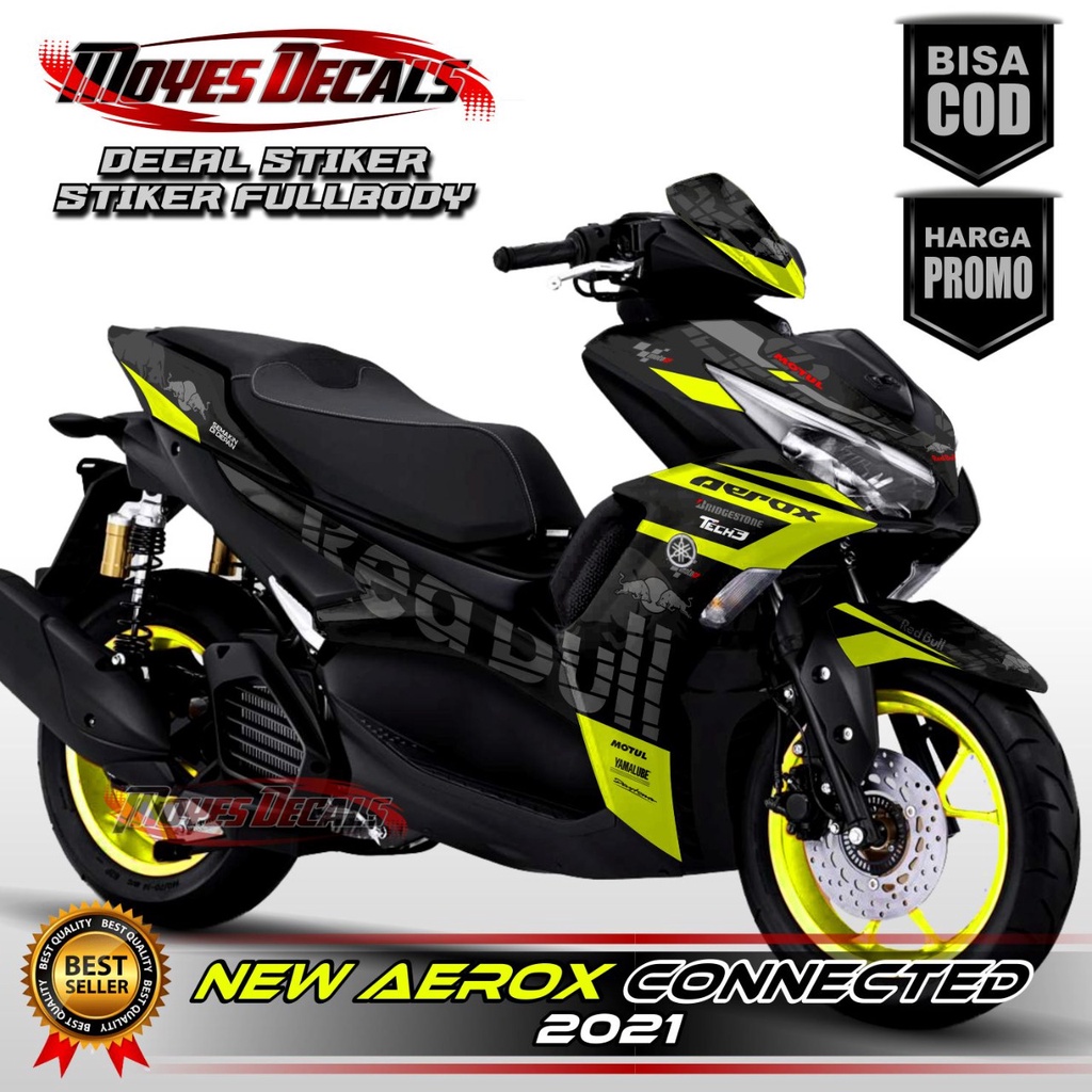 Decal All New Aerox 155 Connected 2021 Decal Stiker Fullbody New Aerox 155 2021 Decal Stiker Variasi
