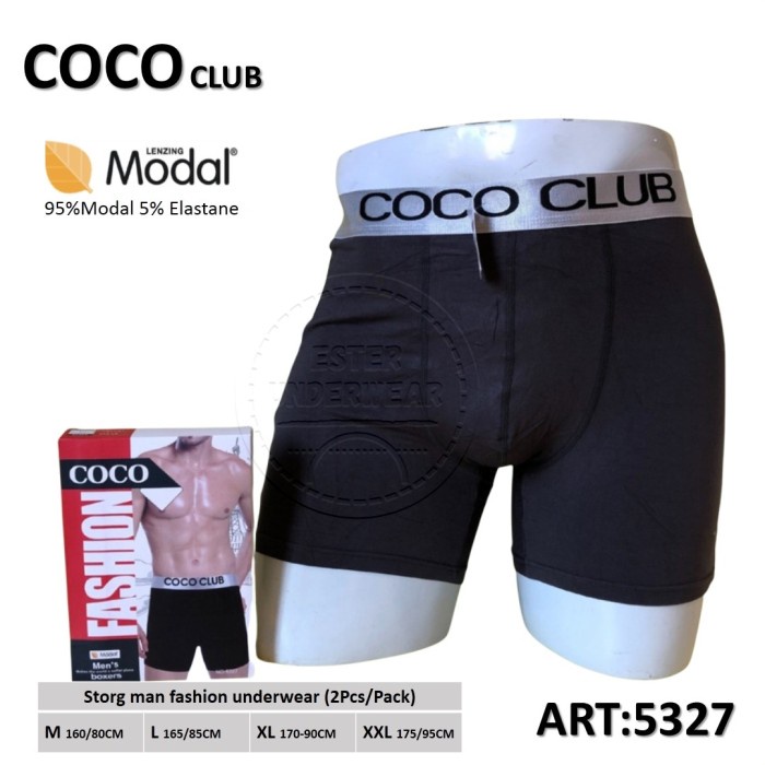 Celana Boxer Pria COCO CC 5327 ISI-2 Pcs/Pack