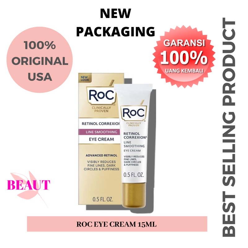 Jual ROC Retinol Correxion Eye Cream 15ML | Shopee Indonesia