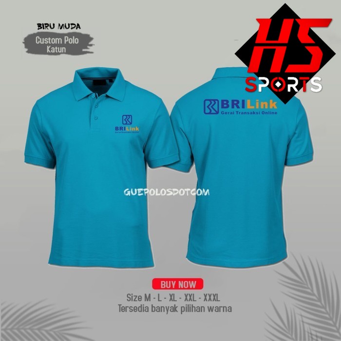 Poloshirt - Kaos Polo Agen BRILink - BAJU KERAH AGEN BRILIINK