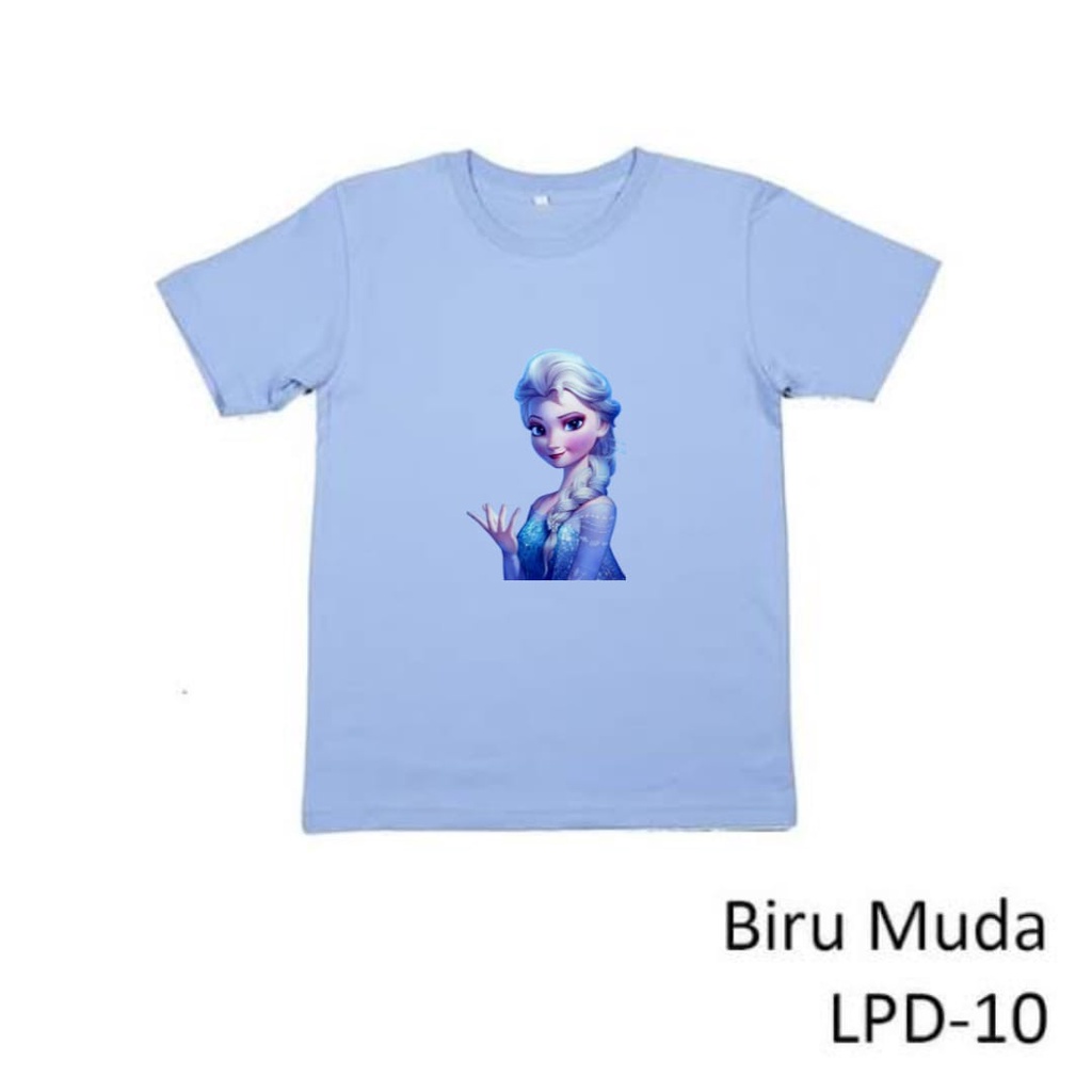 KAOS BAJU ANAK FROZEN UNTUK ANAK 2-10 TAHUN BISA COD