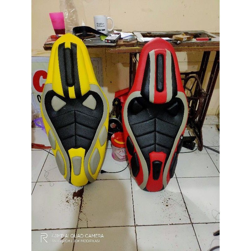 Jok ADV 150 CUSTOM-JOK CUSTOM MOTOR ADV 150-JOK MODIFIKASI MOTOR ADV KULIT MBTECH