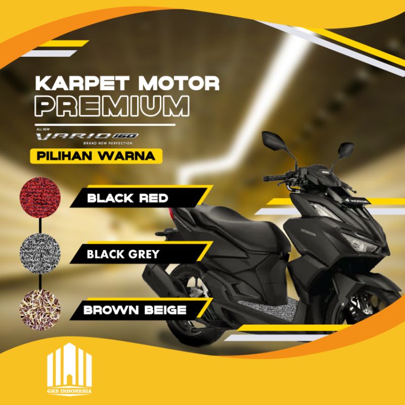 PRESTIGE - KARPET MOTOR - HONDA - VARIO 160 CC - PREMIUM - DOUBLE COLOURS - COIL MAT