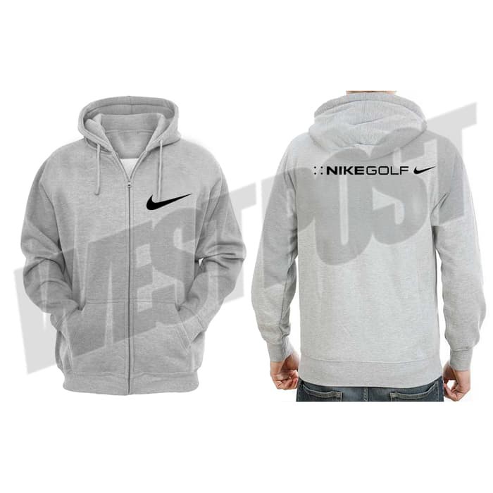 JAKET HOODIE ZIPPER NIKE GOLF SPORT ABU ABU