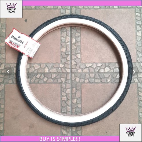 Ban Luar Kenda 20 x 1.50 List Putih Scotlite Ban Sepeda Seli DLL