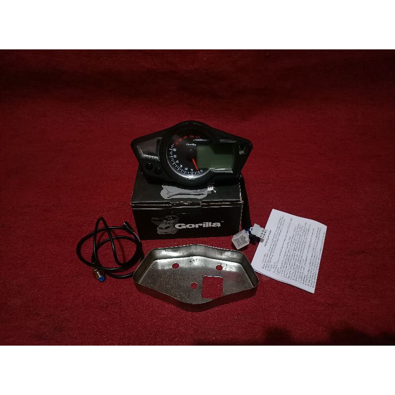 SPIDOMETER RPM DIGITAL MODEL KOSO RX1N SET DUDUKAN SPIDO TAKOMETER ODOMETER SPEDOMETER UNIVERSAL