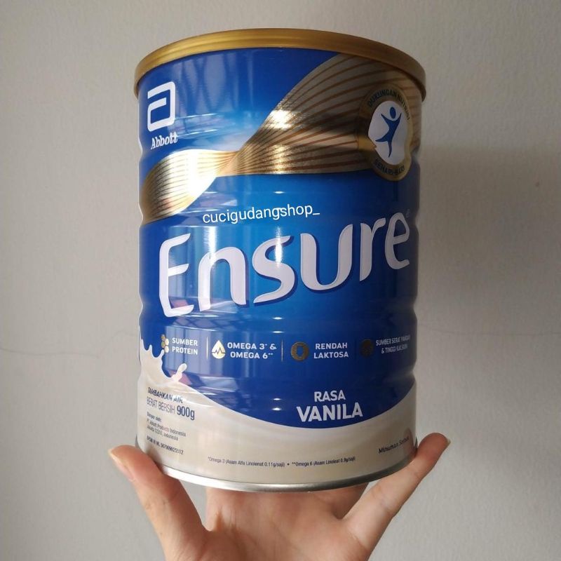 

Ensure vanila 900gr susu ensure vanilla 900 ensure FOS susu dewasa lansia