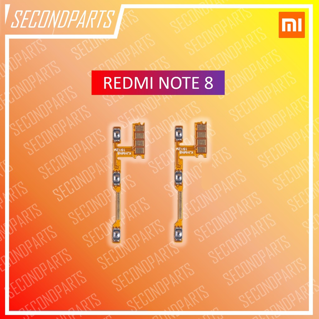 FLEXIBLE ON OFF TOMBOL POWER XIAOMI REDMI NOTE 8 ORIGINAL