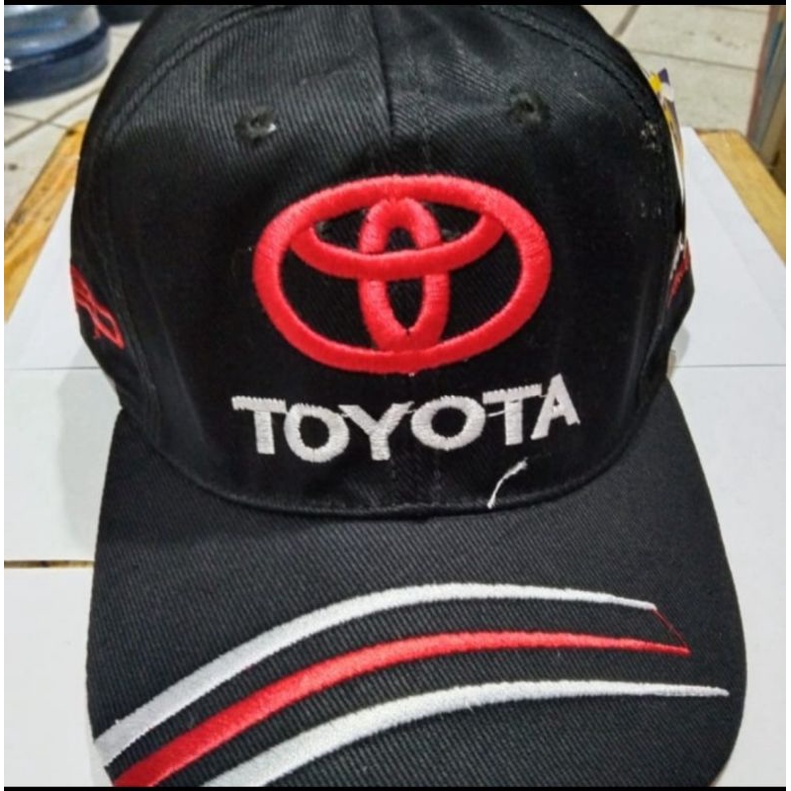 TOPI TOYOTA BORDIR TEBAL ORIGINAL PRODUK