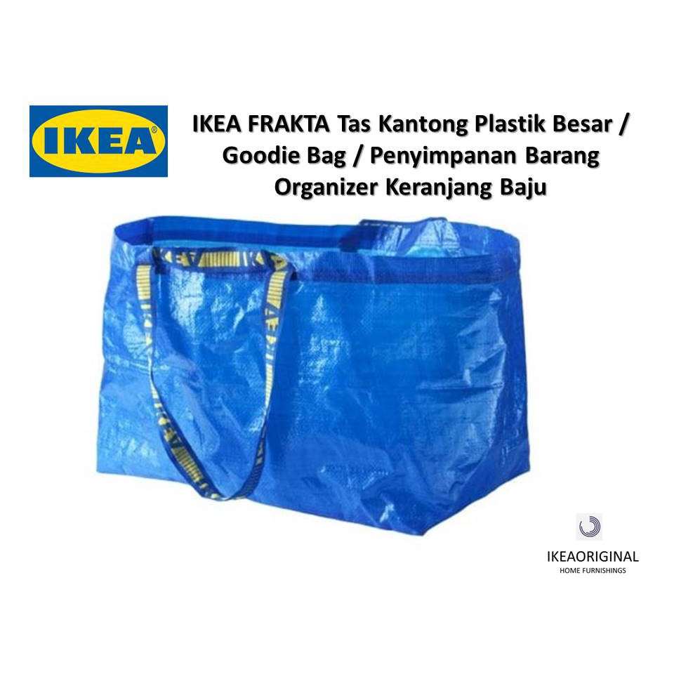 Tas Kantong Plastik Besar / Goodie Bag / Penyimpanan Barang Organizer Keranjang Baju