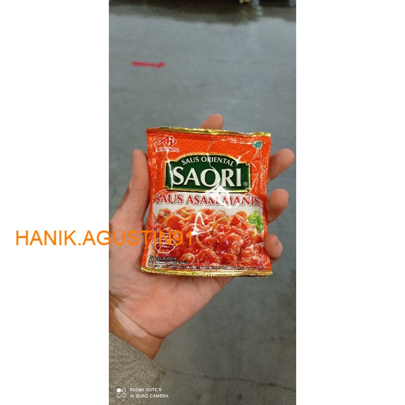 

SAORI Saus Asam Manis Sachet 25 ml isi 4 Sachet SS91