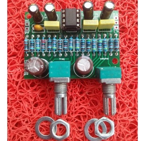 FILTER Subwoofer + frequensi IC ne 5532 input tegangan DC12Volt ( non CT )