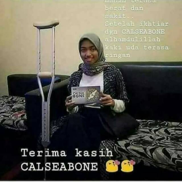 Peninggi badan dan penguat tulang CALSEABONE ecer per 15 sachet