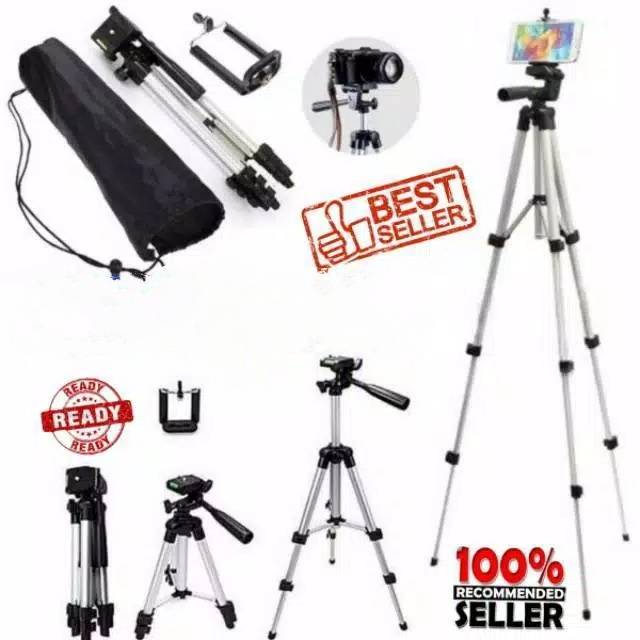 Tripod foto handphone/kaki tripod/holder kamera foto