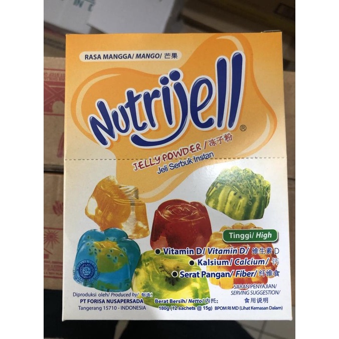 

Nutrijell Mangga 15 gr per box isi 12 pcs TERLARIS TERPERCAYA ORIGINAL