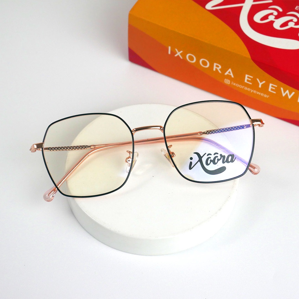 [Best Seller Paket Photocromic] Kacamata Ixoora Faniza