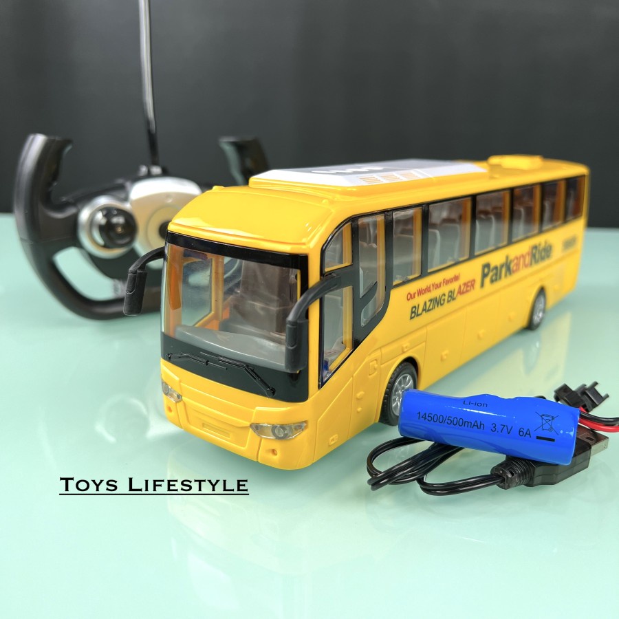 Bus G Mainan Mobil Remote Control (Kuning)