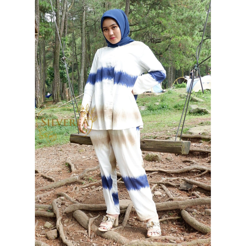 Piyama One Set Rayon Premium Piyama Wanita Dewasa