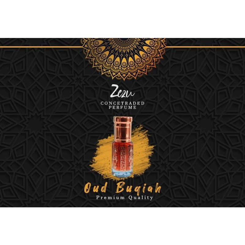 Minyak Wangi Oud Bukiyah Shurfan Minyak Wangi Arab Asli 100% 6 Ml