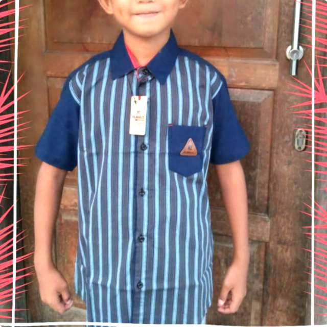 Kemeja Anak Laki Laki - Baju Hem Anak - Baju Koko Anak - Baju Formal Anak Laki - Baju Kemeja Anak SD