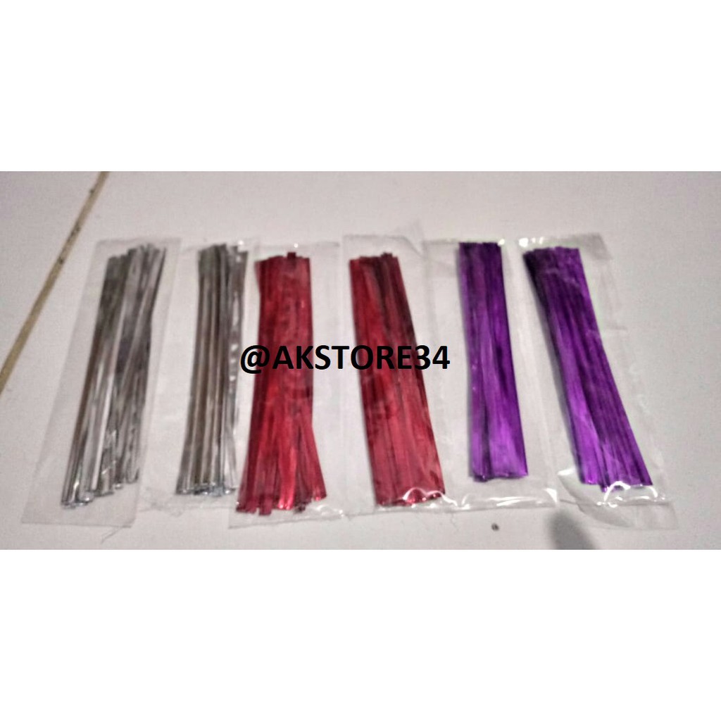 

pita kawat/ pita souvenir warna warni isi 20 pcs
