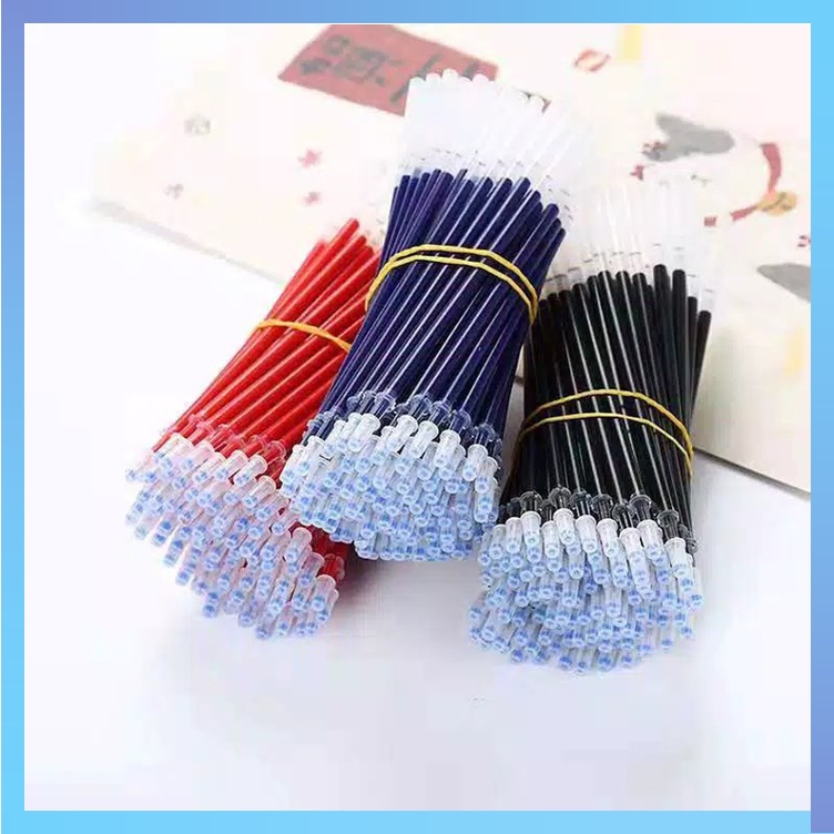 

Refill Tinta Pulpen Gel Tinta Pena cair Isi Ulang 0.5mm Tinta Pulpen Warna Biru Hitam Merah Isi Ulang Pulpen Gel Import Murah