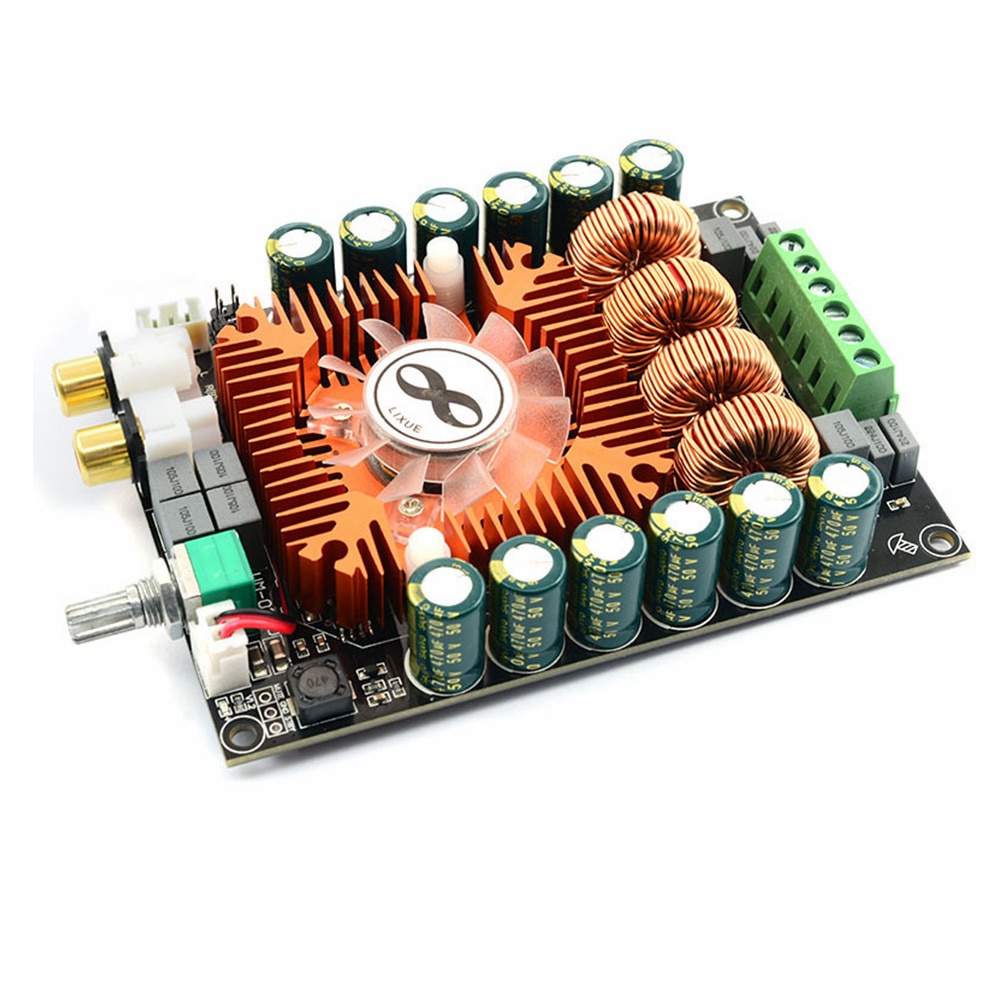 TDA7498E Daya Tinggi Digital Power Amplifier Papan 2.0HIFI Stereo Daya Tinggi 160W * 2 Dukungan BTL220W Kit Power Amplifier
