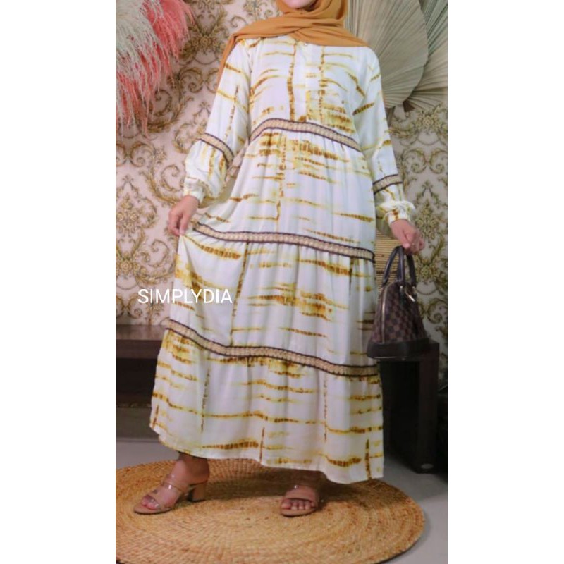 GAMIS RAYON / GAMIS MOTIF TIE DYE QAILA