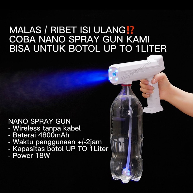 TERMURAH Nano Spray Gun Wireless Portable