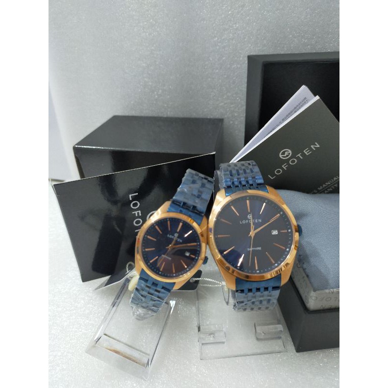 LOFOTEN F8101M Jam Tangan Couple Stainless Steels Garansi resmi 1 tahun / F - 8101 M