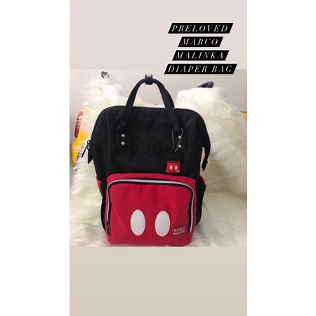 Tas Perlengkapan Bayi Diapers bag Mickey marko malinka Like new