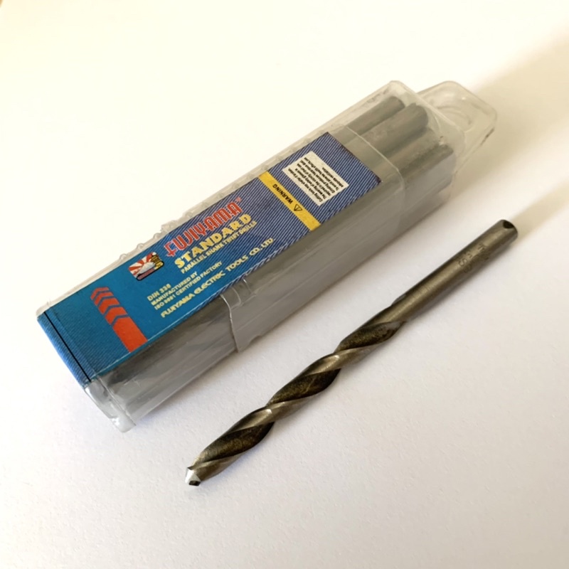 (6 mm) Mata Bor Besi HSS Din 338 Drill Bit Fujiyama