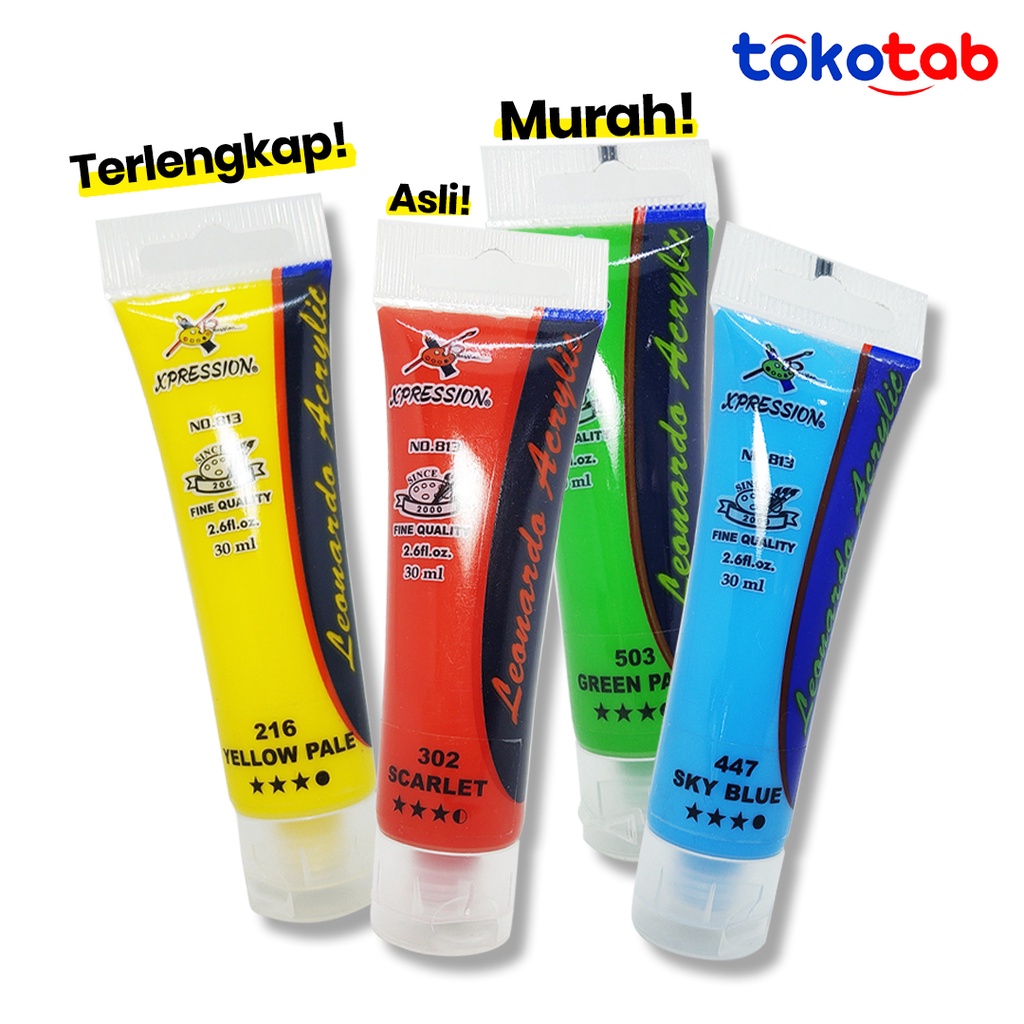 

Tokotab - XPRESSION Leonardo Cat Akrilik 30ML All Variant XP813 LNRD