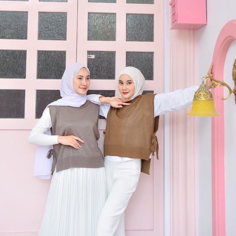 VEST TALI ANDIN/BAJU WANITA/RAJUT WANITA PREMIUM OUTERWEAR