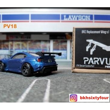 PARVUS PV18 Wing BRZ Pandem Wing Diecast 1:64 Custom All Models