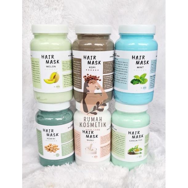 HAIR MASK SALON 200 GRAM - 330 GRAM (✅BPOM) BY ACL - MASKER RAMBUT SALON - CREAMBATH RAMBUT - VITAMIN RAMBUT RONTOK-5