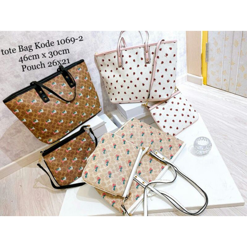 [COD] Tas Tote COACH TOTTE BAG FREE SLING BAG 2 IN 1