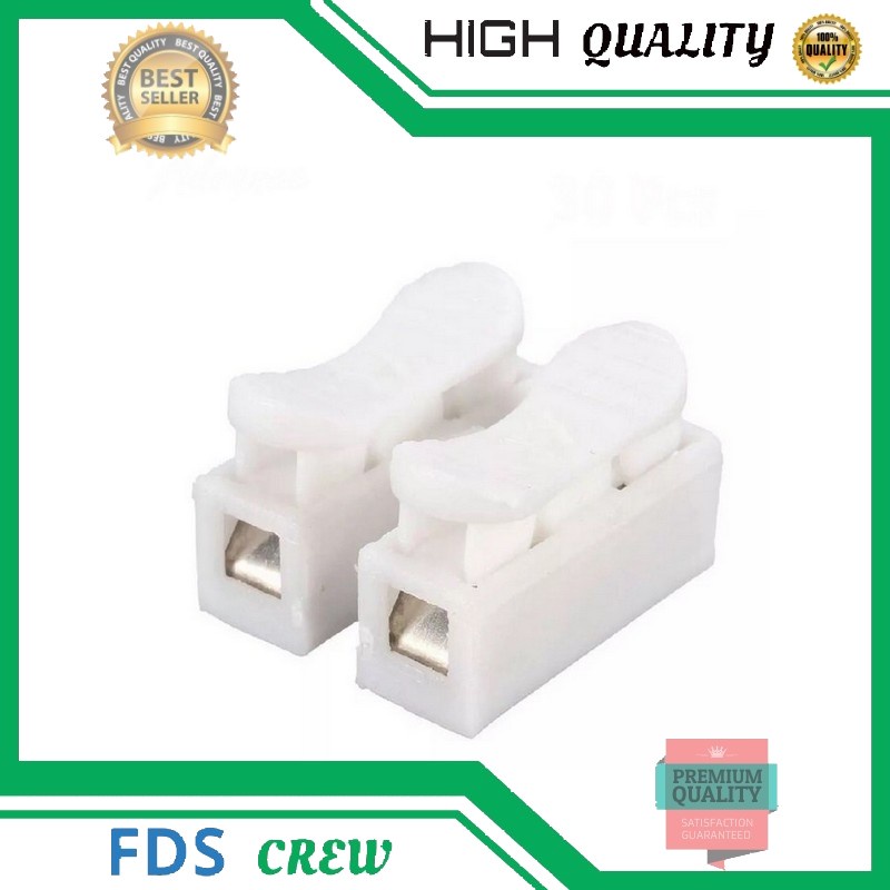 Terminal Listrik Kabel Stop Kontak Quick Connect Sambungan Terminal Listrik Jepit 2 Wire 3 Wire Konektor